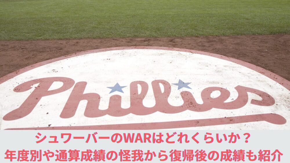 【MVP争い】カイル・シュワーバーのWARを紹介！2025年のホームラン数、OPS+、大谷翔平との比較、経歴などを解説
